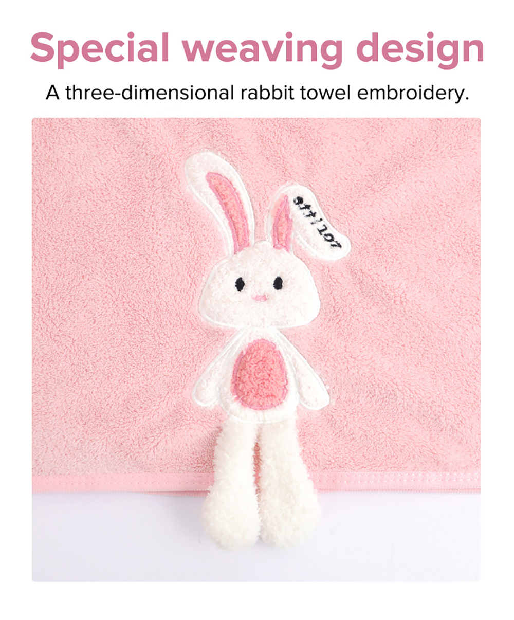 Cute Bunny Drying Hair Towel-6